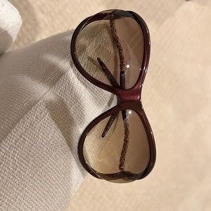 Roberto Cavalli crystal snake head sunglasses